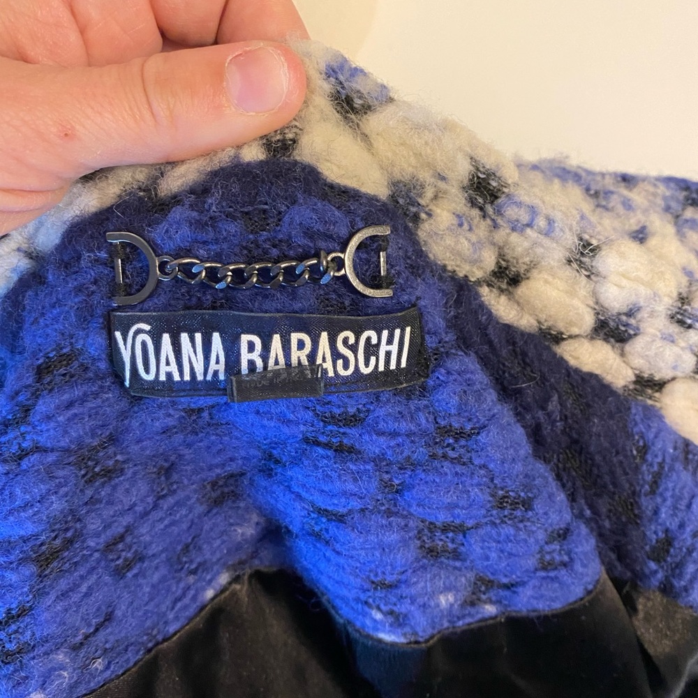 Yoana baraschi blue jacket size small